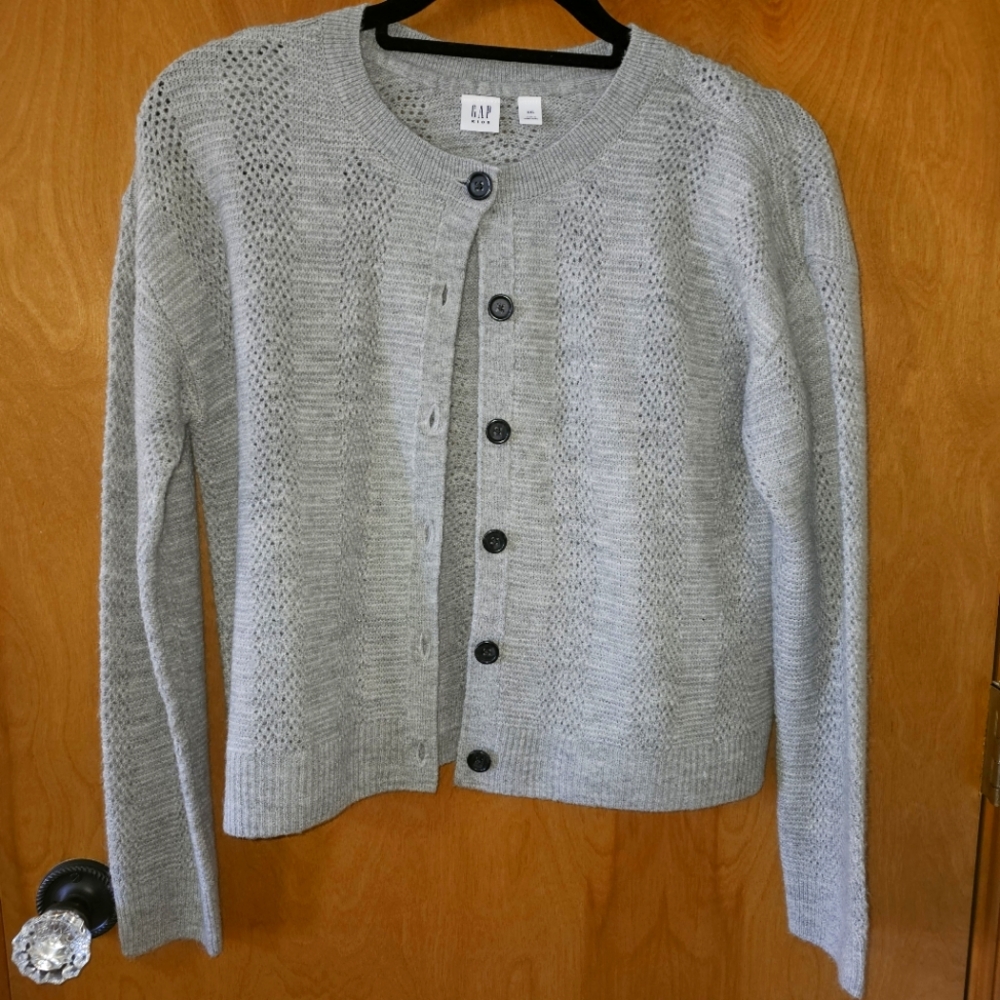 GAP KIDS Grey Knitted Cardigan XXL